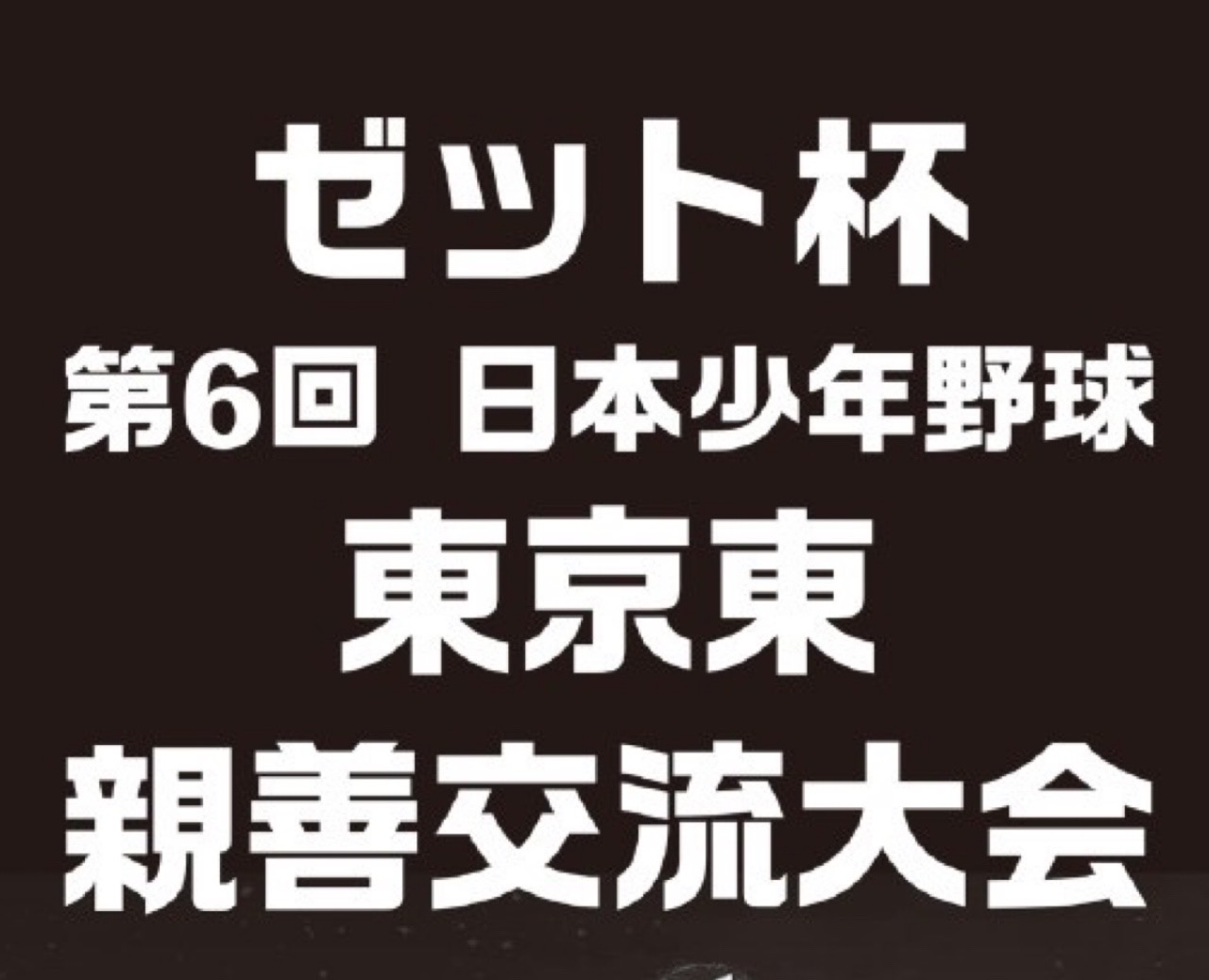 ゼット杯　第6回　日本少年野球東京東親善交流大会 初日の結果