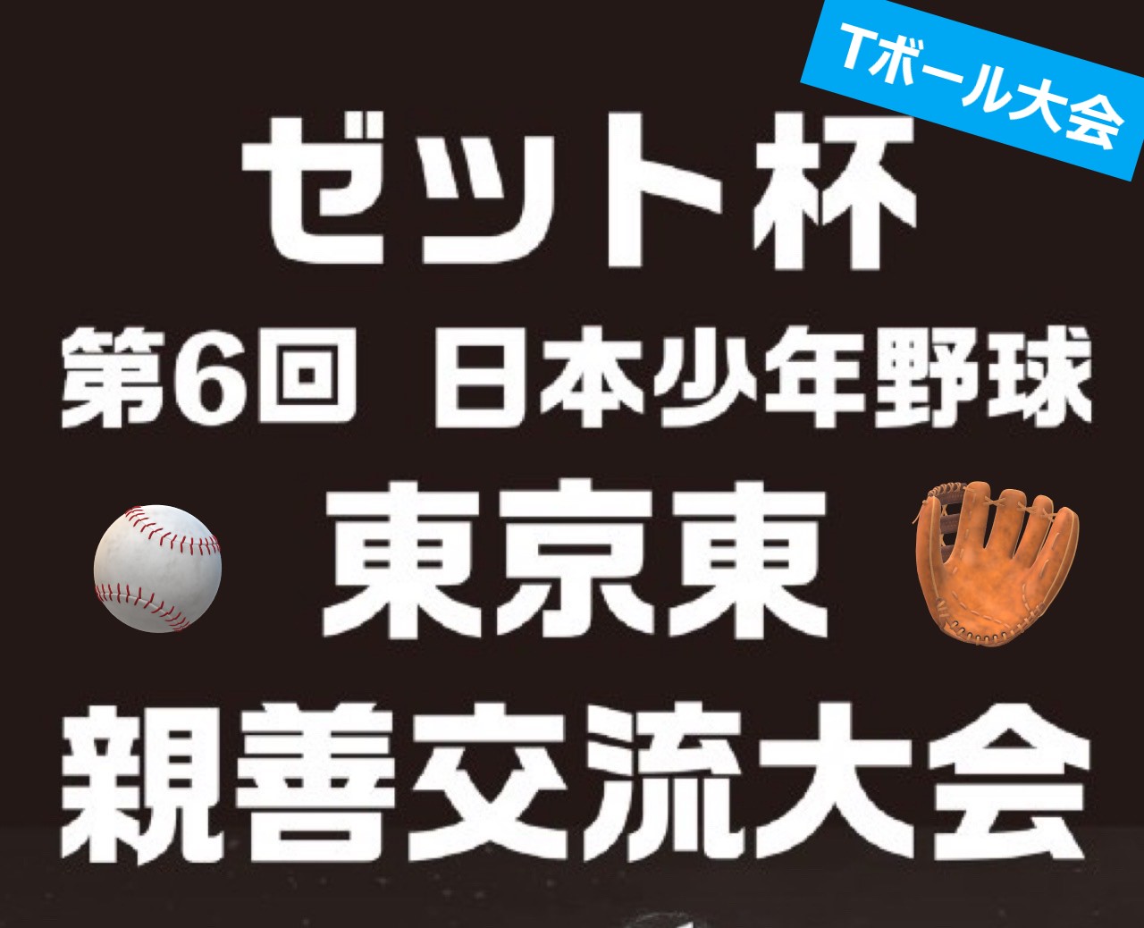 ゼット杯　第6回　日本少年野球東京東親善交流大会 Ｔボールの部　結果