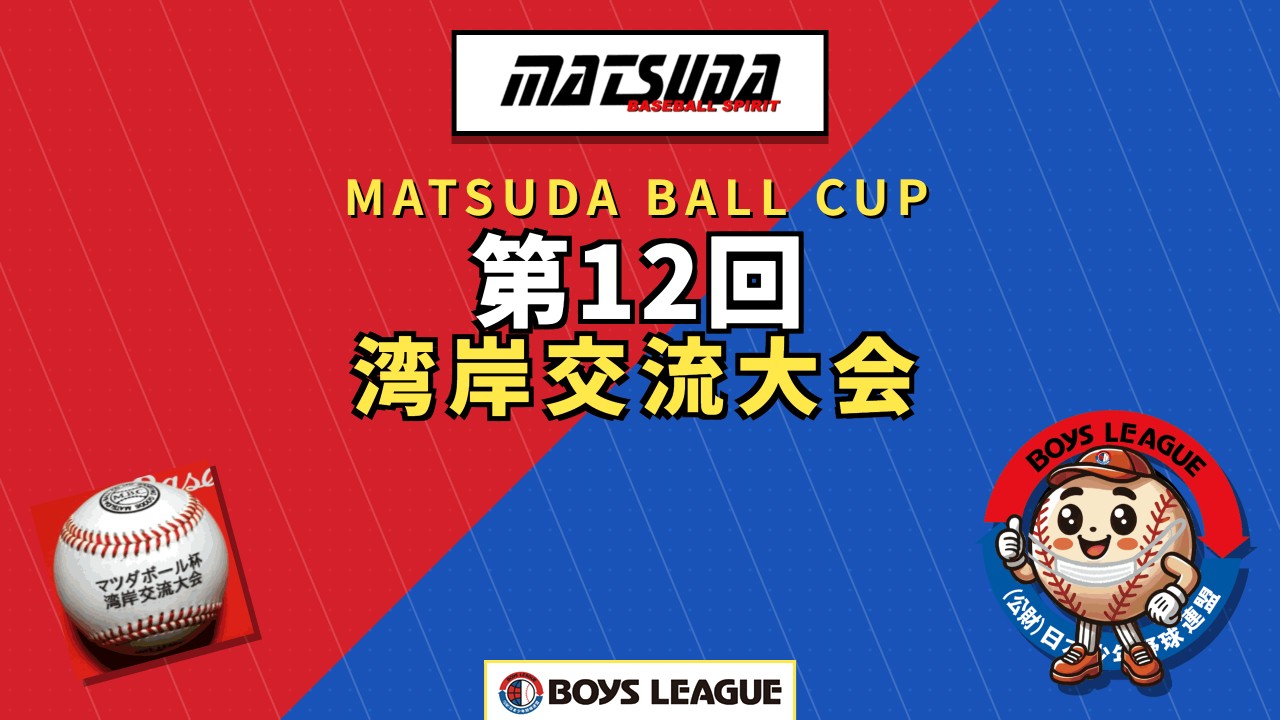 【ライブ配信】マツダボール杯 第12回 湾岸交流大会
